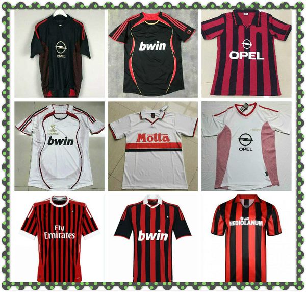 retro ac milan soccer jerseys kaká baggio rivaldo ronaldo nesta maldini pirlo inzaghi beckham rui costa shevchenko vintage shirt classic kit, Black;yellow
retro ac milan soccer jerseys kaká baggio rivaldo ronaldo nesta maldini pirlo inzaghi beckham rui costa shevchenko vintage shirt classic kit, Black;yellow