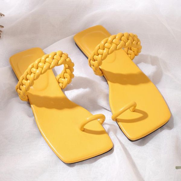 slippers 2021 casual women flat slides designer mules female weave yellow heels square toe flip flops beach shoes, Black
slippers 2021 casual women flat slides designer mules female weave yellow heels square toe flip flops beach shoes, Black