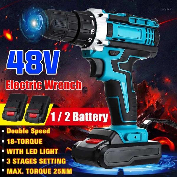 48v 18+3 torque cordless drill electric screwdriver drill mini wireless power driver dc+1/2 li-ion battery 3/8-inch 2-speed1
48v 18+3 torque cordless drill electric screwdriver drill mini wireless power driver dc+1/2 li-ion battery 3/8-inch 2-speed1