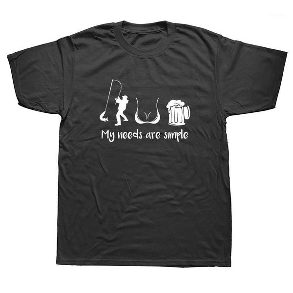 my needs are simple fish fisherman t-shirt men summer short sleeve cotton funny fishinger beer t shirts men boyfriend gift1, White;black
my needs are simple fish fisherman t-shirt men summer short sleeve cotton funny fishinger beer t shirts men boyfriend gift1, White;black