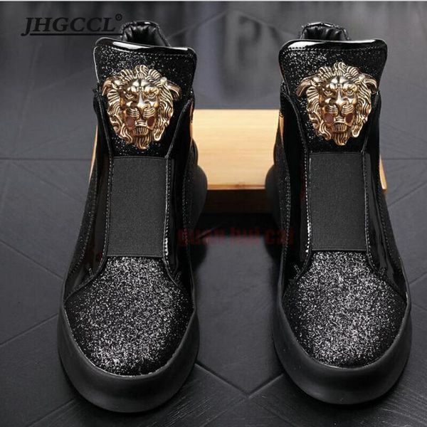 new brand designer leather loafers men shoe with thick low rivets,casual board with high height zapatos sapatos c1120, Black
new brand designer leather loafers men shoe with thick low rivets,casual board with high height zapatos sapatos c1120, Black