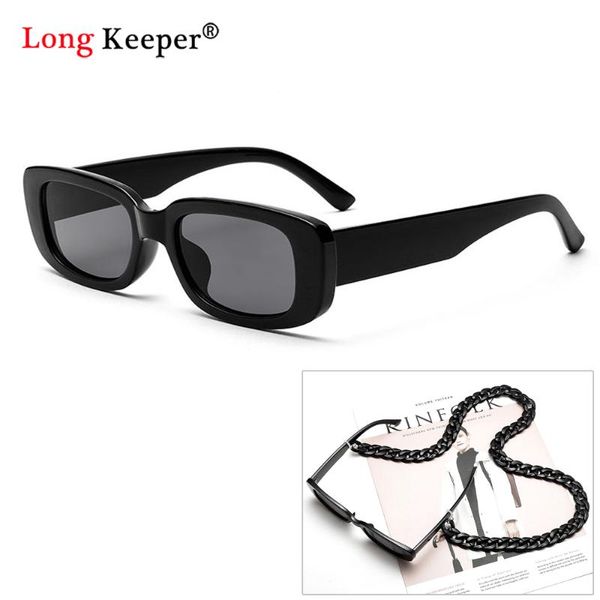 sunglasses longkeeper vintage rectangle with black glasses chain for women men fashion eyewear holders rope uv400 lens, White;black
sunglasses longkeeper vintage rectangle with black glasses chain for women men fashion eyewear holders rope uv400 lens, White;black