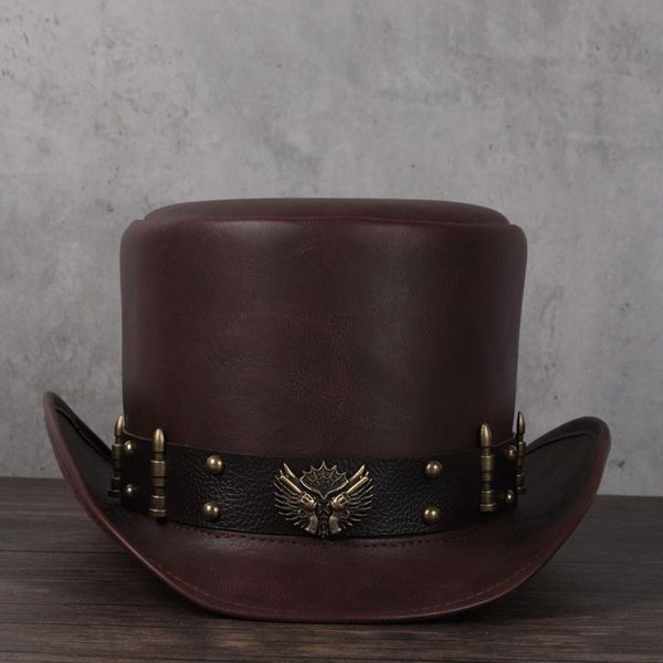 leather hat president traditional fedoras hat women men magician steampunk cosplay party caps dropshiping 3size 13cm top, Blue;gray
leather hat president traditional fedoras hat women men magician steampunk cosplay party caps dropshiping 3size 13cm top, Blue;gray