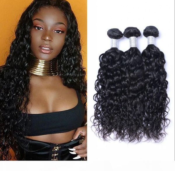 water wave bundles human hair weave bundles mongolian wet and wavy hair extensions 1b non remy hair 3 bundles, Black
water wave bundles human hair weave bundles mongolian wet and wavy hair extensions 1b non remy hair 3 bundles, Black