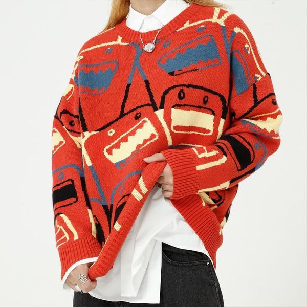 men's sweaters sweater men harajuku hip hop streetwear gengar cartoon pullover o-neck oversize fashion casual couple male sweaters1, White;black
men's sweaters sweater men harajuku hip hop streetwear gengar cartoon pullover o-neck oversize fashion casual couple male sweaters1, White;black