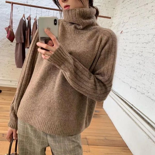 2020 turtleneck women sweater women khaki long sleeve pullover autumn winter casual jumper loose sweaters1, White;black
2020 turtleneck women sweater women khaki long sleeve pullover autumn winter casual jumper loose sweaters1, White;black