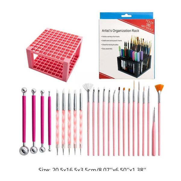 25pcs mandala dotting tools set ball stylus brush pen holder for painting rock coloring drawing drafting art qylufy, Silver
25pcs mandala dotting tools set ball stylus brush pen holder for painting rock coloring drawing drafting art qylufy, Silver