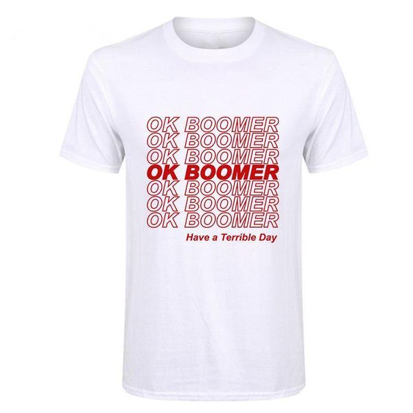 коротко 2019ok boomer man t рубашка новые вещи повседневные прохладные вершины с короткими рукавами какой ужасный день с традиционным мышлен, White;black
коротко 2019ok boomer man t рубашка новые вещи повседневные прохладные вершины с короткими рукавами какой ужасный день с традиционным мышлен, White;black