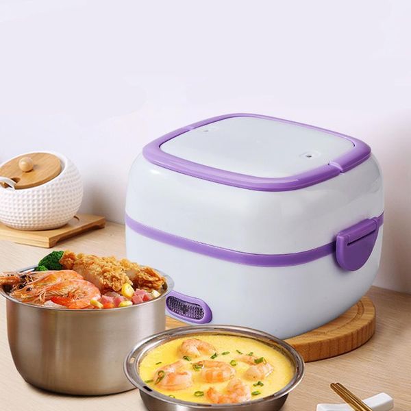 2020 new mini rice cooker thermal heating electric lunch box 2 layers portable steamer cooking container meal lunchbox warm1
2020 new mini rice cooker thermal heating electric lunch box 2 layers portable steamer cooking container meal lunchbox warm1