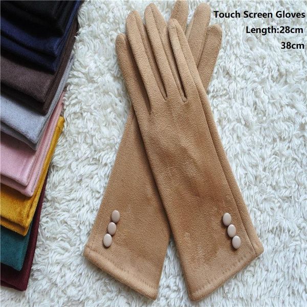 Fashion Long Gloves Women Mobile Phone Touch Screen Cotton Suede Gloves Winter Thick & Warm Adult Women 28cm 38cm, Blue;gray
Fashion Long Gloves Women Mobile Phone Touch Screen Cotton Suede Gloves Winter Thick & Warm Adult Women 28cm 38cm, Blue;gray