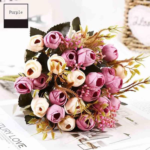 decorative flowers & wreaths 28cm silk artificial flower small rose bridal bouquet christmas party decoration imitation fake wedding home
decorative flowers & wreaths 28cm silk artificial flower small rose bridal bouquet christmas party decoration imitation fake wedding home