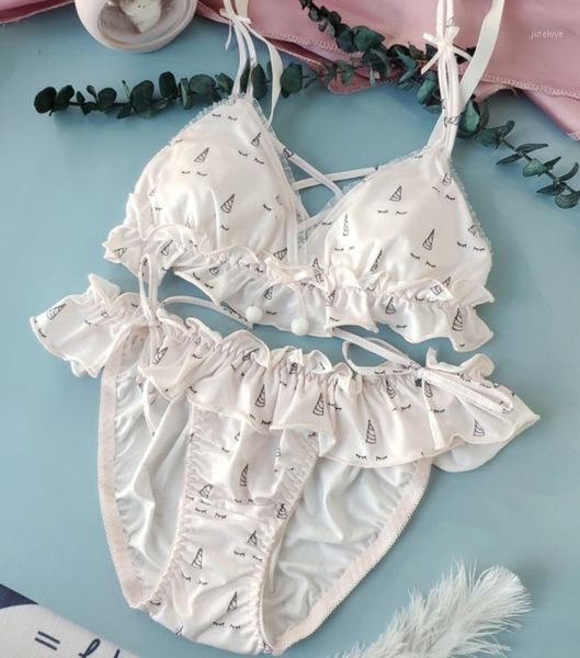wriufred cute soft bra set triangle cup without steel ring milk silk underwear lolita tether comfortable push up lingerie1, Red;black
wriufred cute soft bra set triangle cup without steel ring milk silk underwear lolita tether comfortable push up lingerie1, Red;black