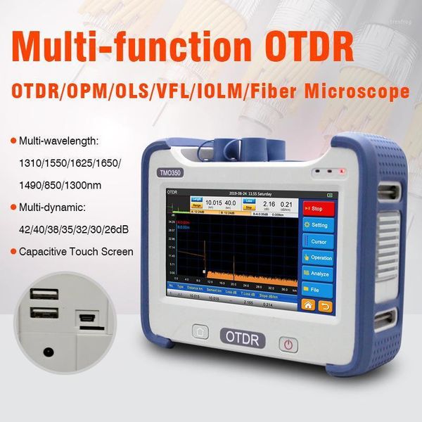 fiber optic equipment otdr 850/1300/1310/1490/1550/1625nm optional wavelength reflectometer ftth with vfl opm ols event map1
fiber optic equipment otdr 850/1300/1310/1490/1550/1625nm optional wavelength reflectometer ftth with vfl opm ols event map1
