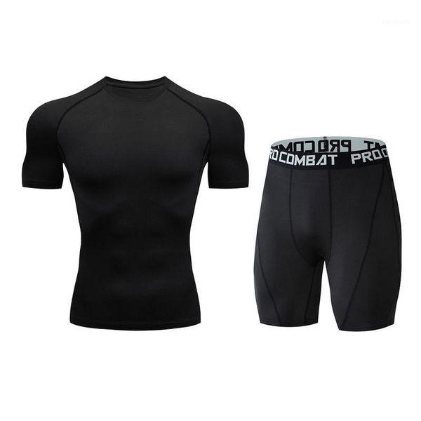 gym clothing fitness suit men's short-sleeved quick drying clothes elastic tights training outdoor t-shirt running sports suit1, White;black
gym clothing fitness suit men's short-sleeved quick drying clothes elastic tights training outdoor t-shirt running sports suit1, White;black