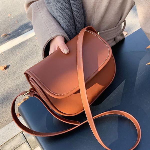 2021 solid color simple small pu leather saddle crossbody bags 2021 luxury trend shoulder women's wallet handbags
2021 solid color simple small pu leather saddle crossbody bags 2021 luxury trend shoulder women's wallet handbags