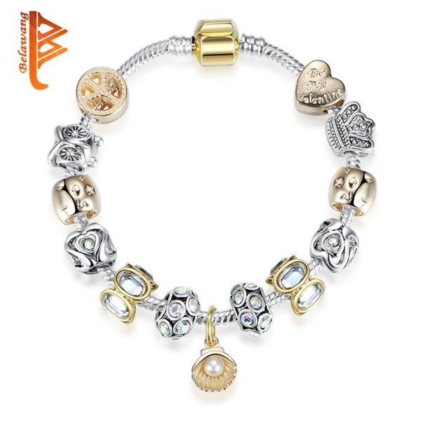 belawang original rhinestone european beads charm women bracelets fashion gold heart charm bracelets bangles for women jewelry, Golden;silver
belawang original rhinestone european beads charm women bracelets fashion gold heart charm bracelets bangles for women jewelry, Golden;silver