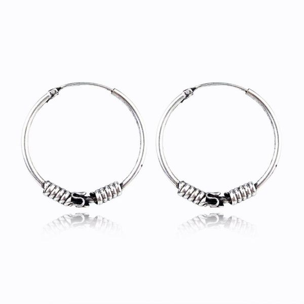 24mm gypsy bohemian hoop earrings circle handmade vintage thai metal color cool big endless earring for women bijoux jewelry, Golden;silver
24mm gypsy bohemian hoop earrings circle handmade vintage thai metal color cool big endless earring for women bijoux jewelry, Golden;silver