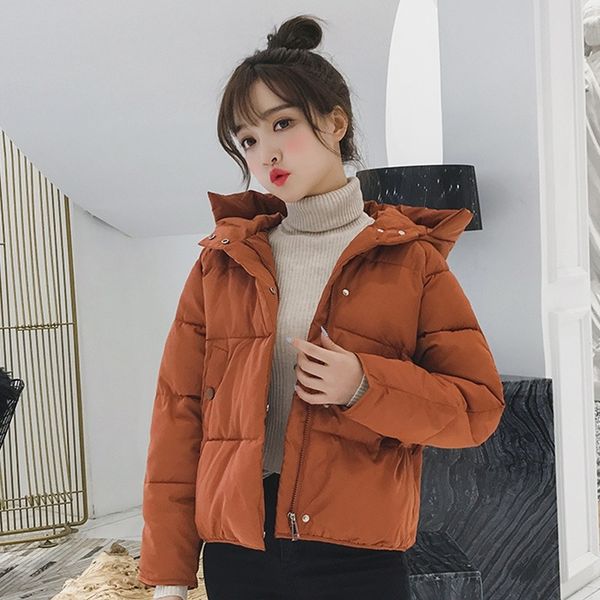 women 7 colors thick oversized parka winter hooded cotton padded jackets warm solid casual coats loose outwear feminina 210203, Black
women 7 colors thick oversized parka winter hooded cotton padded jackets warm solid casual coats loose outwear feminina 210203, Black