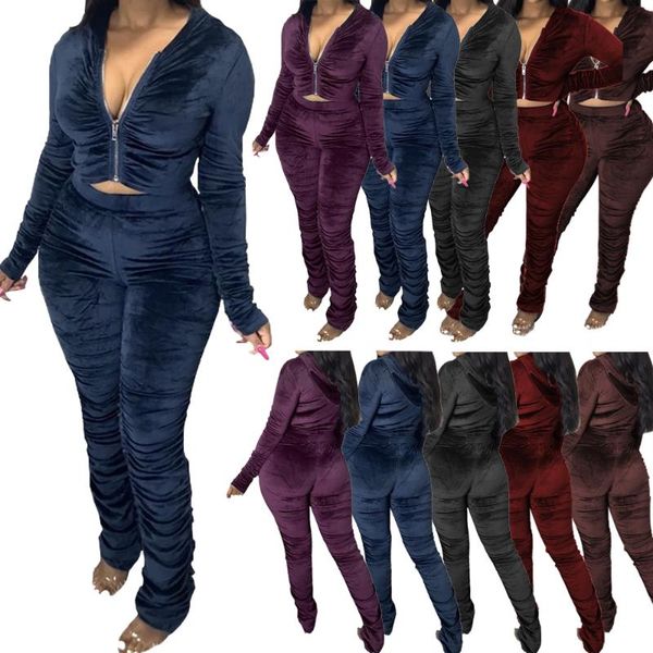 women's tracksuits autumn winter women outdoor casual sports solid velvet two piece set and pants tracksuit sweatsuit outfits cq068, Gray
women's tracksuits autumn winter women outdoor casual sports solid velvet two piece set and pants tracksuit sweatsuit outfits cq068, Gray