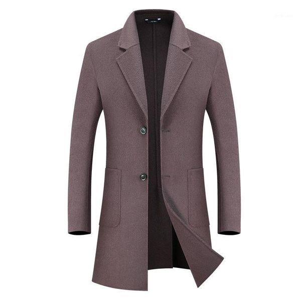 double sided, han edition more leisure coat man long version contains wool woolen cloth steve winter coat1, Black
double sided, han edition more leisure coat man long version contains wool woolen cloth steve winter coat1, Black