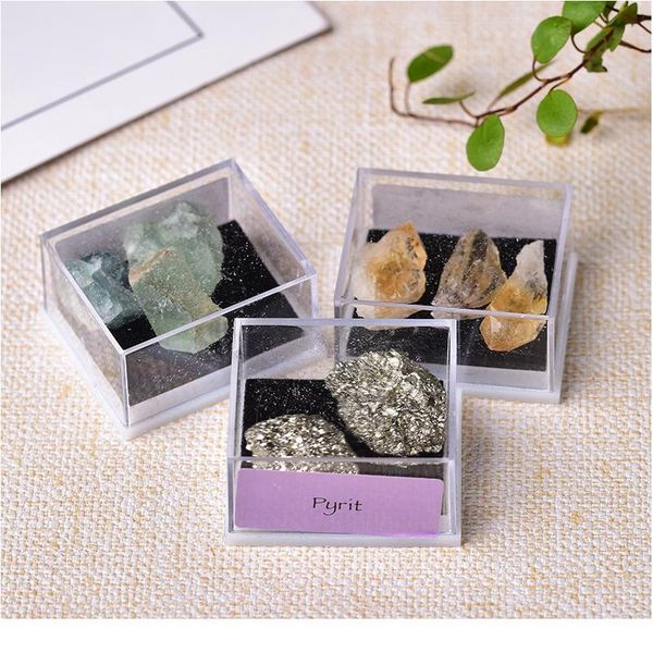 1box natural mineral specimen natural crystal quartz ornaments healing stone home decor teaching specimens gifts for qylooz, Black
1box natural mineral specimen natural crystal quartz ornaments healing stone home decor teaching specimens gifts for qylooz, Black