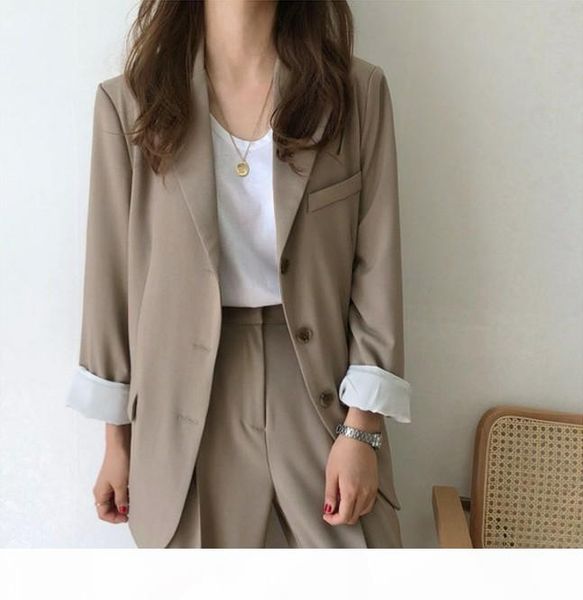 plus size 2020 women suit casual pant suits for women tailleur femme oversized blazer set conbinaison femme ropa formal mujer, White;black
plus size 2020 women suit casual pant suits for women tailleur femme oversized blazer set conbinaison femme ropa formal mujer, White;black