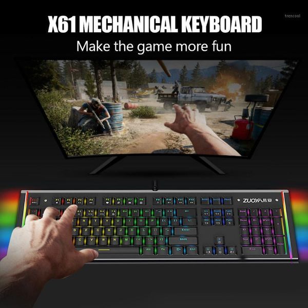 keyboards usb wired mechanical gaming keyboard durable game entertainment light accessories for windows xp/vista/win 7/win1
keyboards usb wired mechanical gaming keyboard durable game entertainment light accessories for windows xp/vista/win 7/win1