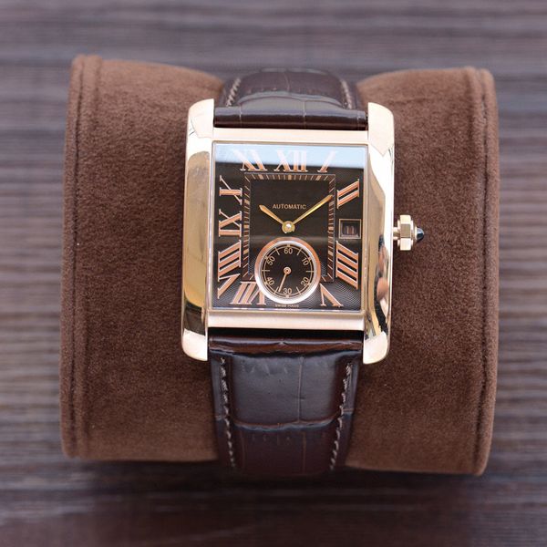 2020 classic tank men watches joker leather wristwatches square mens watch 34x44mm d31310
2020 classic tank men watches joker leather wristwatches square mens watch 34x44mm d31310