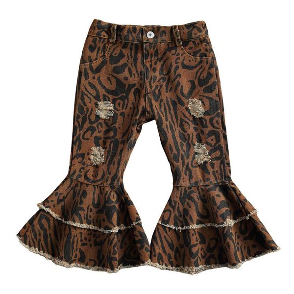 fashion kids jeans leopard flared pants ripped jeans children girls clothing trousers outfit 1-6y, Blue
fashion kids jeans leopard flared pants ripped jeans children girls clothing trousers outfit 1-6y, Blue