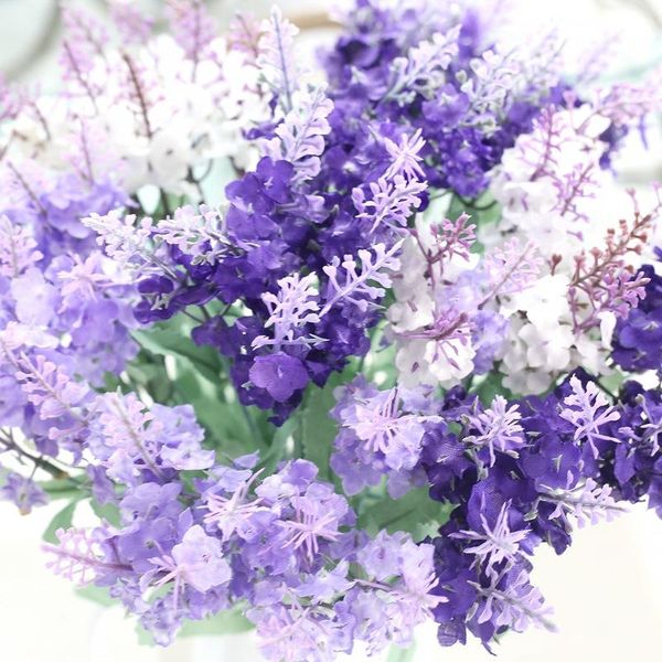 10 heads artificial silk lavender branch simulation lavender bouquet flower fake flower wall wedding decorative silk bouquet
10 heads artificial silk lavender branch simulation lavender bouquet flower fake flower wall wedding decorative silk bouquet