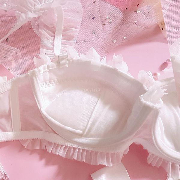 young girl japanese cute lolita wedding lace bra & brief sets women's ruffle push up underwire underwear set bra and panty set c1212, Black;white
young girl japanese cute lolita wedding lace bra & brief sets women's ruffle push up underwire underwear set bra and panty set c1212, Black;white