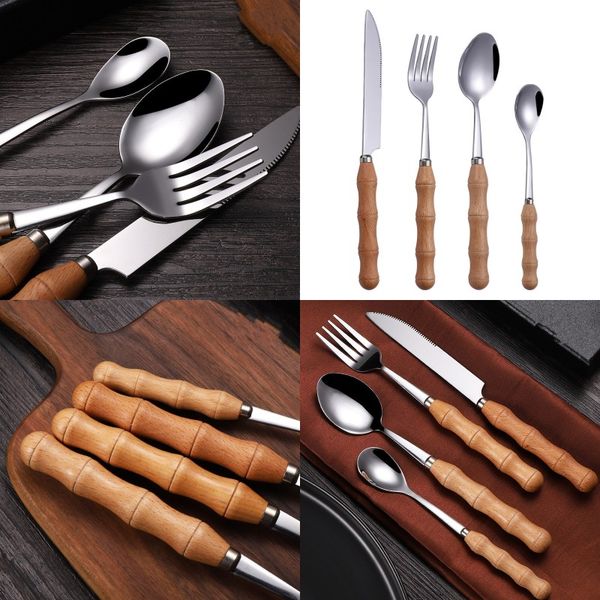 wood handle knife and fork spoon stainless steel tableware set stirring coffee dinner kitchen tablewares 20 9dr uu
wood handle knife and fork spoon stainless steel tableware set stirring coffee dinner kitchen tablewares 20 9dr uu