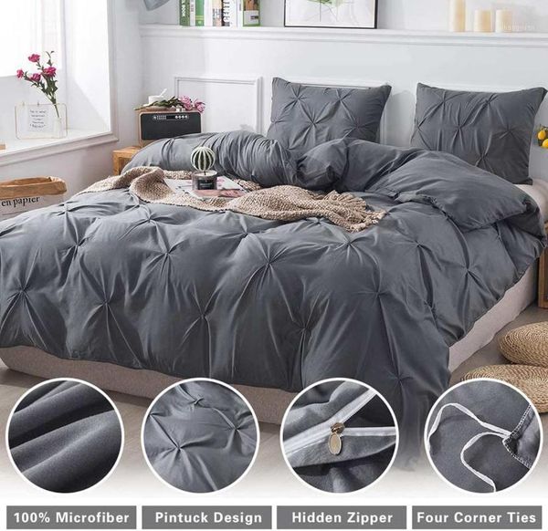 grey white duvet cover bedding set solid bed covers pinch pleat art work king size 3 pcs with pillowcase1
grey white duvet cover bedding set solid bed covers pinch pleat art work king size 3 pcs with pillowcase1