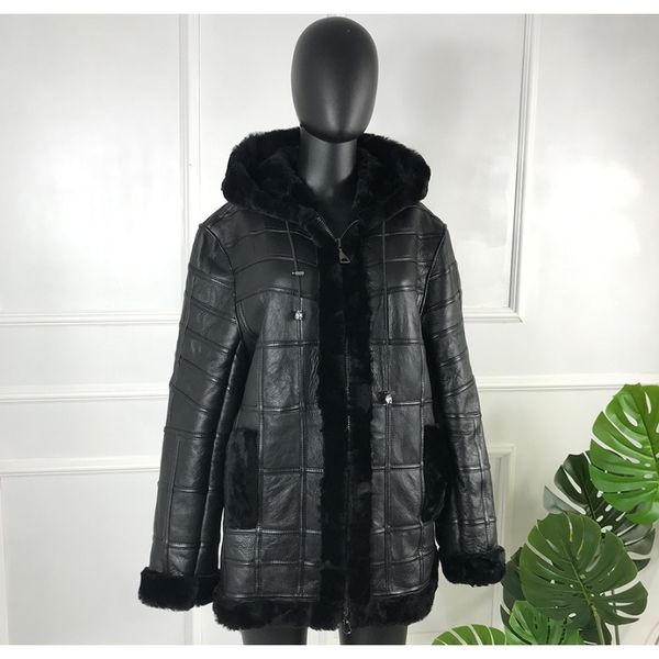 2020 new fashion hooded sheepskin jacket genuine leather coat women autumn winter warm casual overcoat selling f jllari, Black
2020 new fashion hooded sheepskin jacket genuine leather coat women autumn winter warm casual overcoat selling f jllari, Black