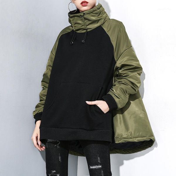 women's hoodies & sweatshirts johnature streetwear fashion turtleneck sweatshirt women autumn winter 2021 loose letter print thick warm, Black
women's hoodies & sweatshirts johnature streetwear fashion turtleneck sweatshirt women autumn winter 2021 loose letter print thick warm, Black