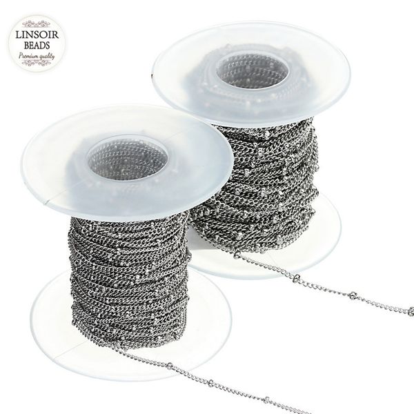 10yard/roll 2mm 3mm width rhodium tone stainless steel metal twisted cuban curb chain for necklace bracelet foot jewelry makingq0115, Black
10yard/roll 2mm 3mm width rhodium tone stainless steel metal twisted cuban curb chain for necklace bracelet foot jewelry makingq0115, Black