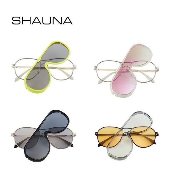 shauna beversian съемный цельный объектив goggle солнцезащитные очки уникальные оттенки eyeglass uv400