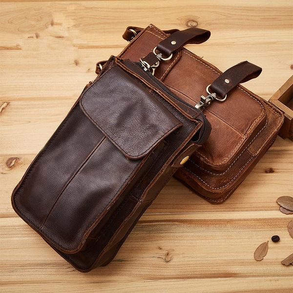 2020 men small waist packs luxury retro style phone bag layer cowhide male outdoor casual purse quality guarantee
2020 men small waist packs luxury retro style phone bag layer cowhide male outdoor casual purse quality guarantee