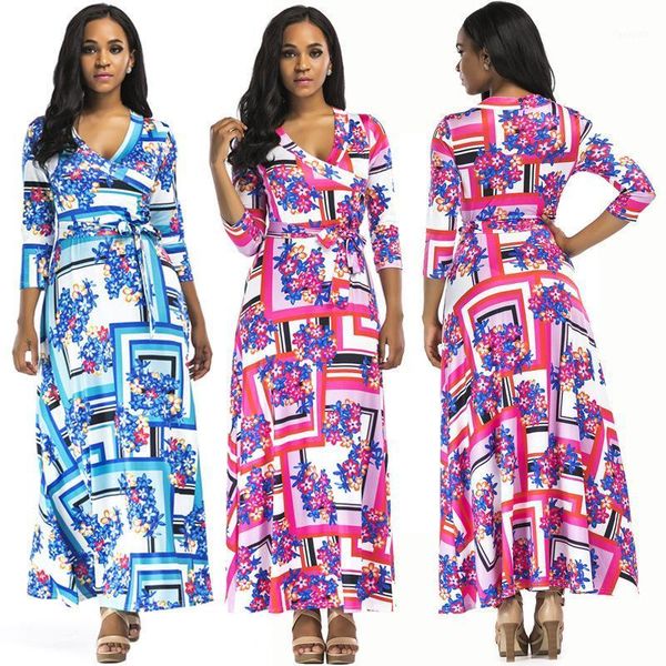 european women dresses v-neck dresses print elastic women summer clothing party 54731, Black;gray
european women dresses v-neck dresses print elastic women summer clothing party 54731, Black;gray