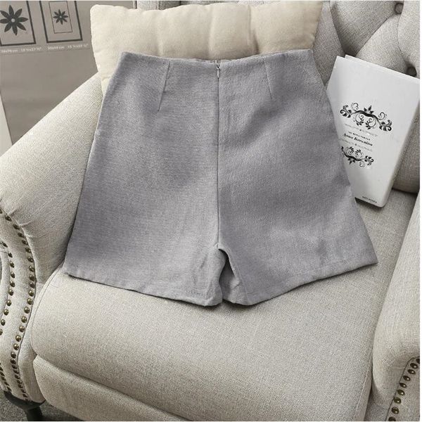 mumuzi thick cotton blends women black wide leg trousers high waist front zipper short s-xl with pockets mini shorts skirt y200403, White;black
mumuzi thick cotton blends women black wide leg trousers high waist front zipper short s-xl with pockets mini shorts skirt y200403, White;black