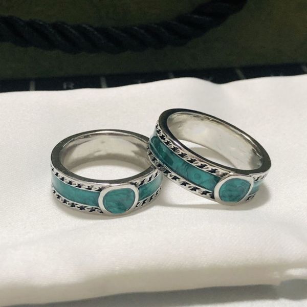 fashion designer green gemstone enamel ring female sterling silver double g interlocking retro distressed rings luxury simple couple ring wi
fashion designer green gemstone enamel ring female sterling silver double g interlocking retro distressed rings luxury simple couple ring wi