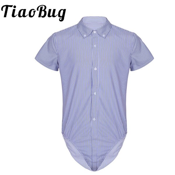 mens shirt romper casual striped short sleeve front pocket bodysuit overall one-piece blouse summer office fashion jumpsuit y0104, White;black
mens shirt romper casual striped short sleeve front pocket bodysuit overall one-piece blouse summer office fashion jumpsuit y0104, White;black