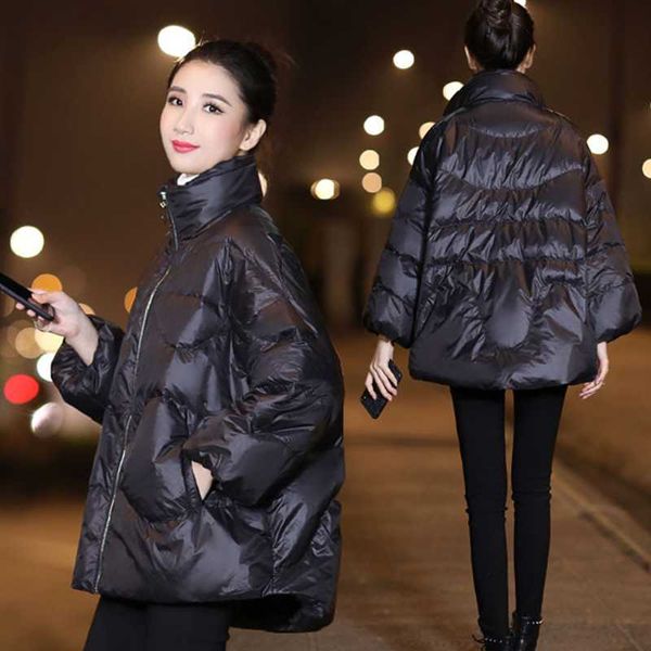 women's down & parkas winter 2021 style jacket fashion all match loose female korean version short white duck jackets, Black
women's down & parkas winter 2021 style jacket fashion all match loose female korean version short white duck jackets, Black