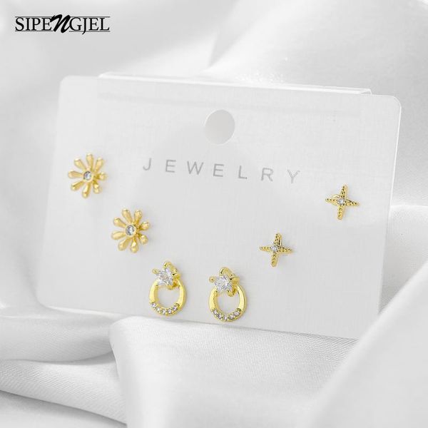 stud fashion cubic zironcoa cute flower sets earrings and star set for women korean jewelry 2021, Golden;silver
stud fashion cubic zironcoa cute flower sets earrings and star set for women korean jewelry 2021, Golden;silver