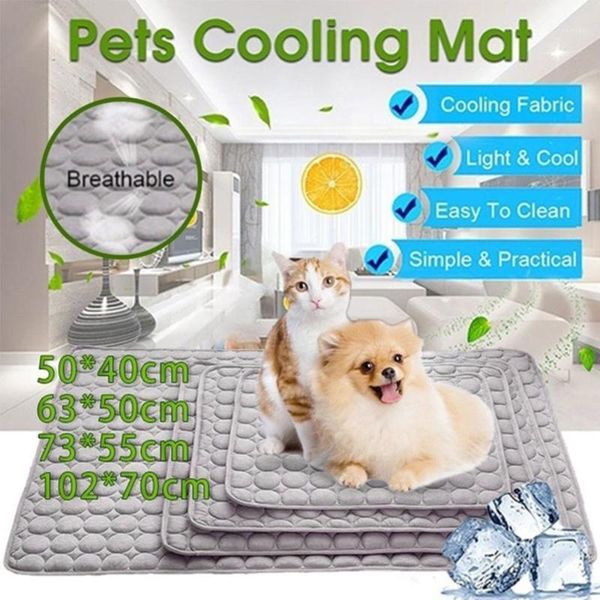 kennels & pens xs- xl summer mat ice silk pet cooling mats blanket cushion dog bed sofa pad breathable heat relief none toxic portable cat1
kennels & pens xs- xl summer mat ice silk pet cooling mats blanket cushion dog bed sofa pad breathable heat relief none toxic portable cat1