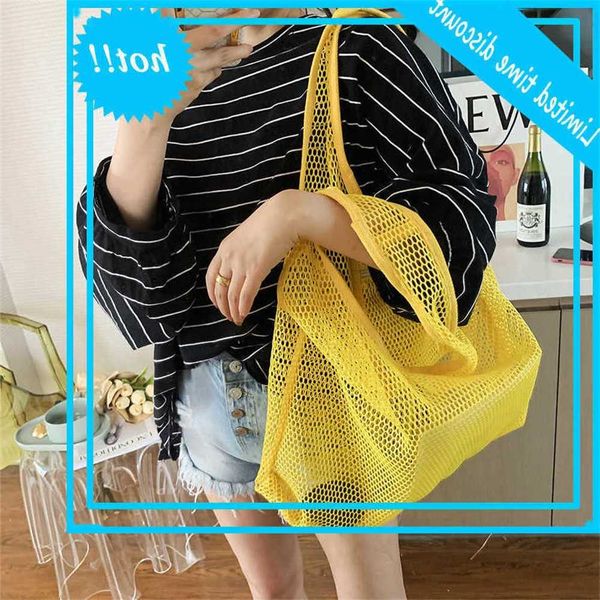 large capacity women shopping fashion korean style hollow out network female dead random effects color handbag beach bag
large capacity women shopping fashion korean style hollow out network female dead random effects color handbag beach bag
