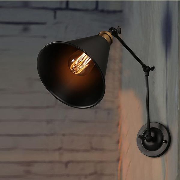 wall lamp loft industrial iron black umbrella section double bedroom dining-room
wall lamp loft industrial iron black umbrella section double bedroom dining-room