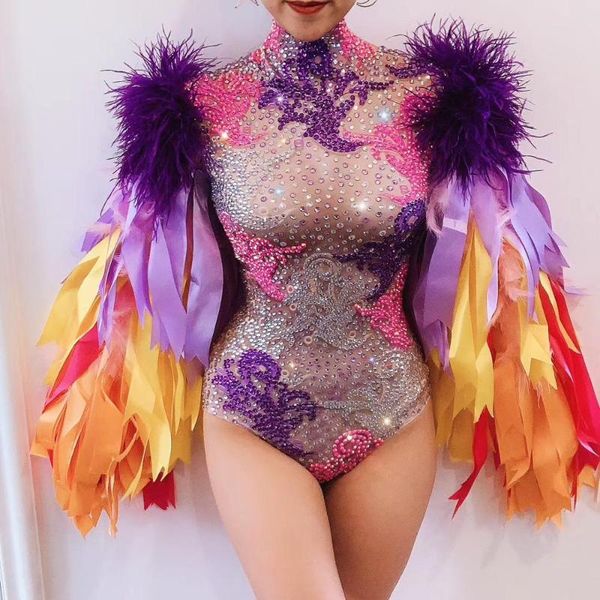 women's jumpsuits & rompers women stage multi-color shining rhinestones ribbon fringes bodysuit celebrate prom outfit singer dancer cos, Black;white
women's jumpsuits & rompers women stage multi-color shining rhinestones ribbon fringes bodysuit celebrate prom outfit singer dancer cos, Black;white