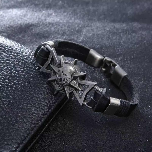 новый панк стиль кожаный ревущий череп шарм мужской браслет ювелирные изделия с черным кожаным браслетом женские подарки wmtfge, Bronze;silver
новый панк стиль кожаный ревущий череп шарм мужской браслет ювелирные изделия с черным кожаным браслетом женские подарки wmtfge, Bronze;silver