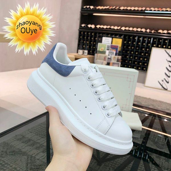 zhaoyangouyemcq sneakers couple's version italian cow leather inner sheep flat shoes blue white mixed women's s c1120, Black
zhaoyangouyemcq sneakers couple's version italian cow leather inner sheep flat shoes blue white mixed women's s c1120, Black